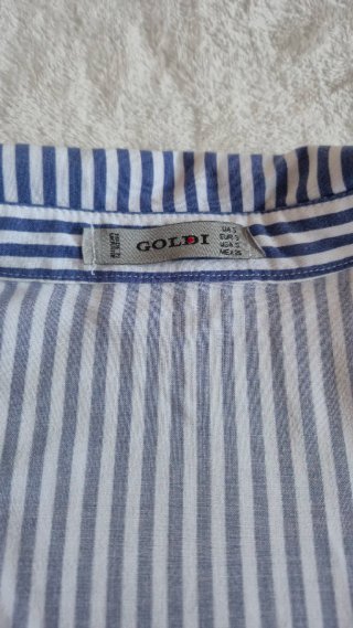 Vestido camisero de rayas - 100% Algodón