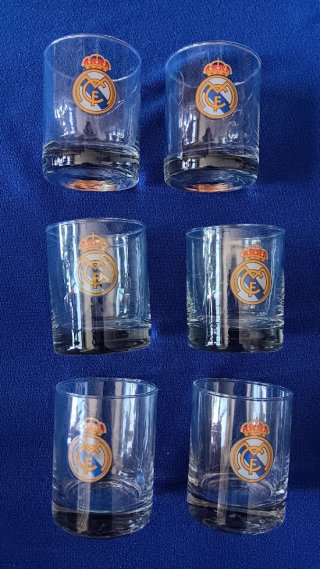 Set 6 Bicchieri Real Madrid per Vino