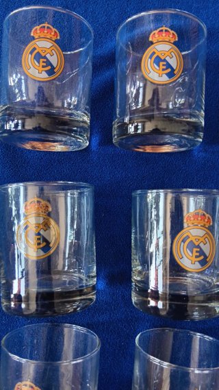 Set 6 Bicchieri Real Madrid per Vino