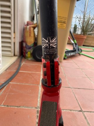 Patinete Scooter Rojo y Negro