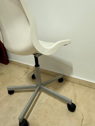 Silla Ikea Snille Blanca con Ruedas