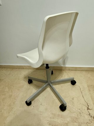 Silla Ikea Snille Blanca con Ruedas