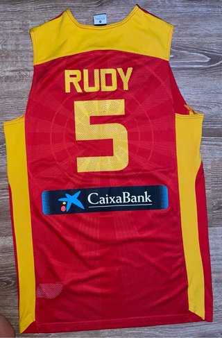 Camiseta España Baloncesto Rudy M