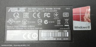 Portátil Asus F550C Táctil impoluto