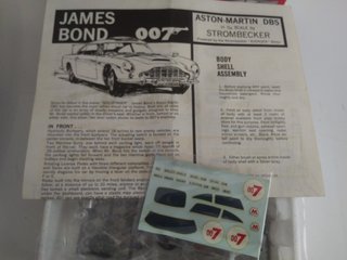 Slot Car Kit Strombecker 1:32 Aston Martin 007