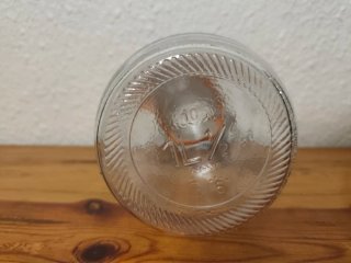 Lote 2 botes cristal vintage cierre hermético