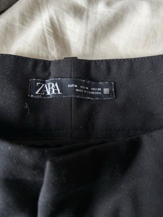 Lote 2 Pantalones Negros Vestir Zara