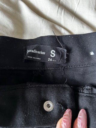 Lote 2 Pantalones Negros Vestir Zara