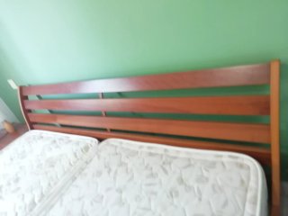 Cama King Size Madera y Metal