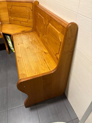 Banco rinconera de cocina.
