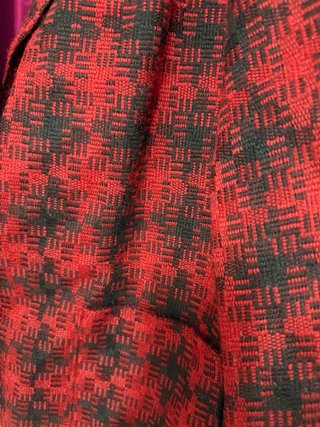Conjunto traje chaqueta y falda hecho a mano