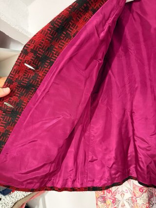 Conjunto traje chaqueta y falda hecho a mano