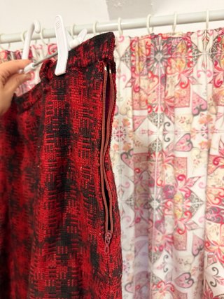 Conjunto traje chaqueta y falda hecho a mano