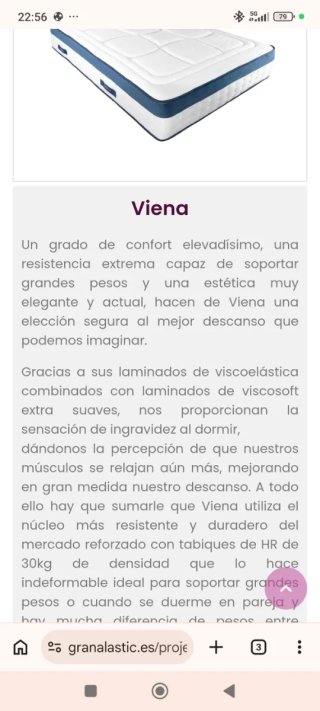 Colchón muelles visco + base tapizada