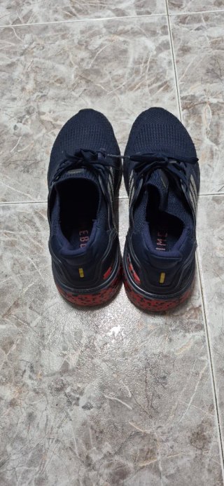 Zapatillas Adidas chico azul y dorado