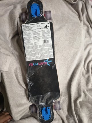 Longboard Compacto con Ruedas LED