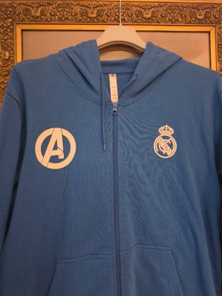Sudadera Adidas Real Madrid x Marvel Avengers Azul