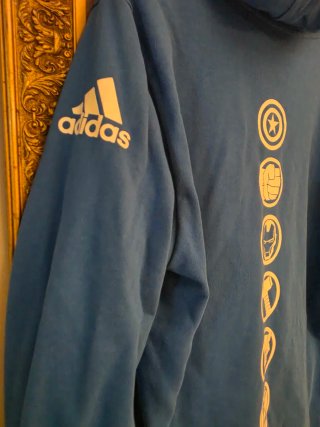 Sudadera Adidas Real Madrid x Marvel Avengers Azul