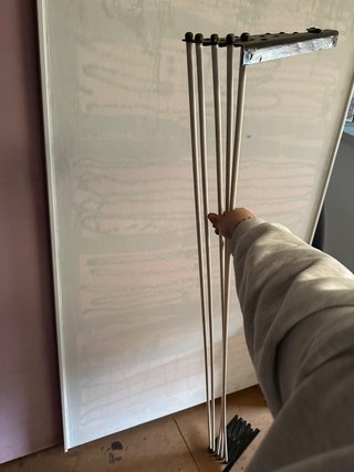 Asciugapiatti a parete pieghevole