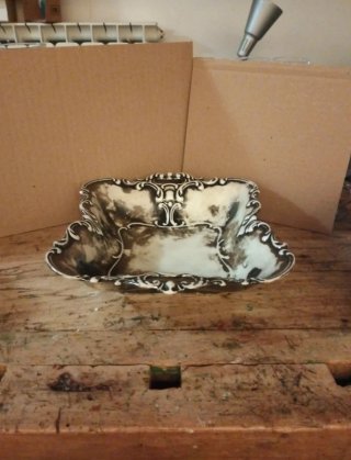 Vassoio porta caramelle in porcellana