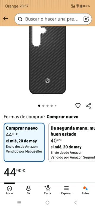 Funda Spigen Enzo Aramid Galaxy S25+