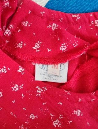 Vestido Rojo Tirantes Anchos. Vintage Dressing.