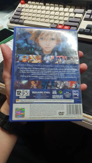 Kingdom Hearts 2 PAL España Metacrilato