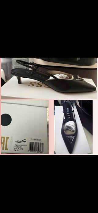 Zapatos Guess Talla 39 Negros Sin Estrenar
