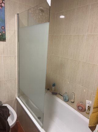 Mampara bañera abatible 85x140