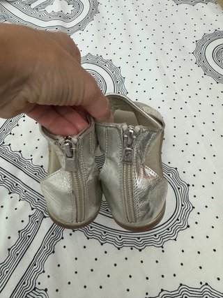 Sandalias Eli Niña Talla 34 Doradas/Plateadas