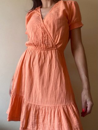 Vestido WE naranja pastel talla única