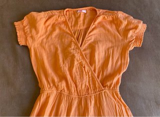 Vestido WE naranja pastel talla única