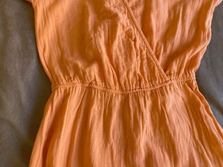 Vestido WE naranja pastel talla única