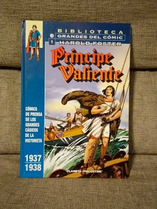 Los primeros 4 tomos del Príncipe Valiente
