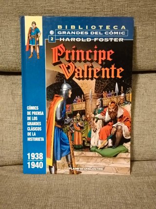 Los primeros 4 tomos del Príncipe Valiente