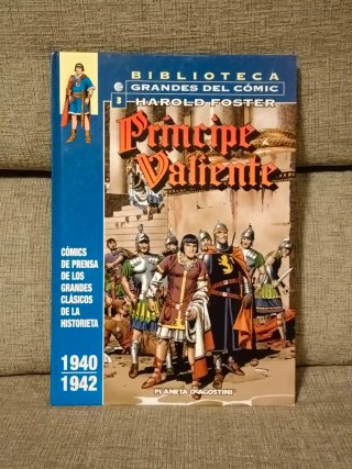 Los primeros 4 tomos del Príncipe Valiente