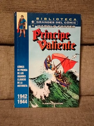 Los primeros 4 tomos del Príncipe Valiente