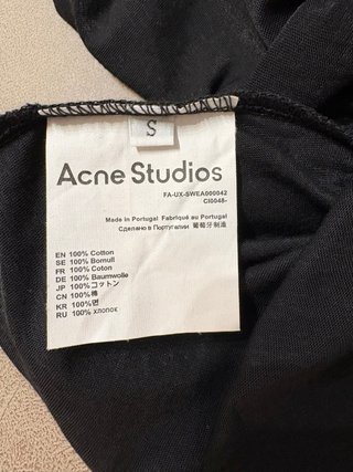 Camiseta Acne Studios Stockholm 1996 Talla S