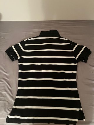Polo Ralph Lauren Rayas Blancas y Negras