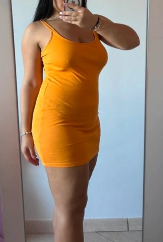 Mini abito arancione Terranova S