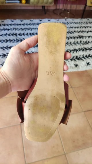 Sandalias Zara lazo marrón