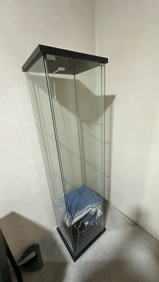 Vitrina de cristal IKEA DETOLF ( con luz incluida)