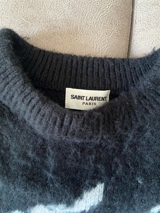 Jersey Saint Laurent Negro Talla L