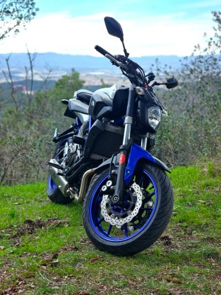 Yamaha MT-07 Azul/Plata