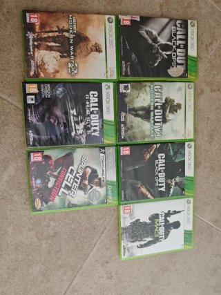 Lote 7 Giochi Xbox 360 Call of Duty