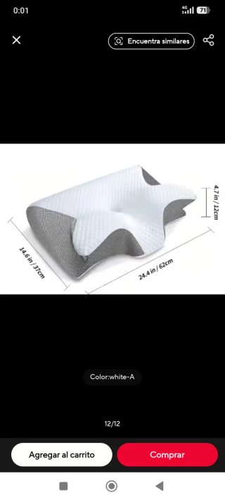 Almohada Cervical Mariposa (Lote 2 + 2 fundas)