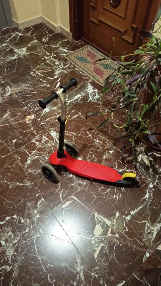 Patinete 3 Ruedas Decathlon Rojo