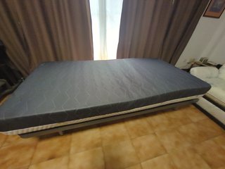 Cama eléctrica ajustable 190x90cm 6 funciones mand