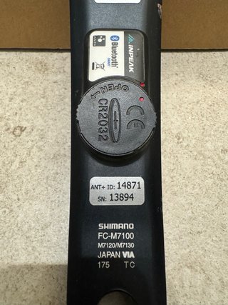 Biela Inpeak con Potenciómetro Shimano SLX M7100