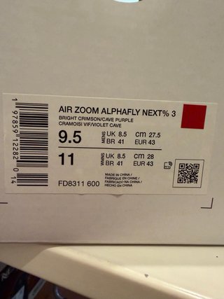 Nike Alphafly 3 - Talla 43